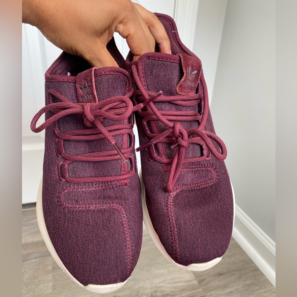Adidas Burgundy Athletic Shoes - Picture 11 of 17